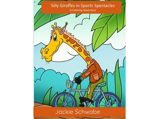 Silly Giraffes in Sports Spectacles: A Coloring Adventure