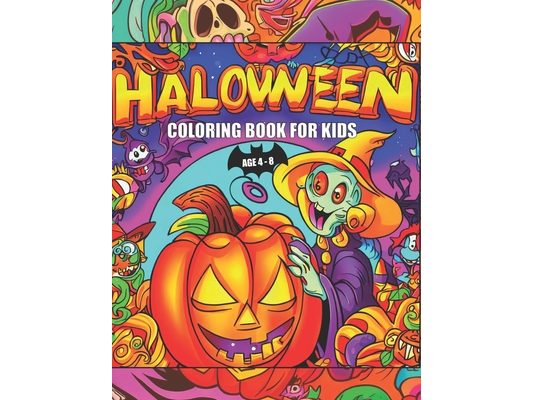 Halloween: Coloring Book for Kids Age 4-8