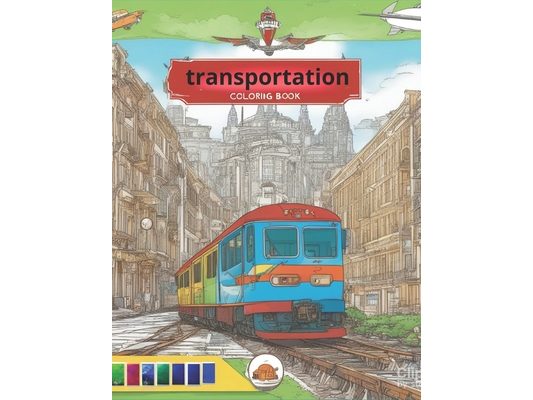 transportation Coloring Book