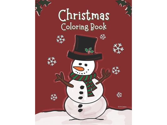 Christmas Coloring Book: Merry Christmas coloring book for all ages!
