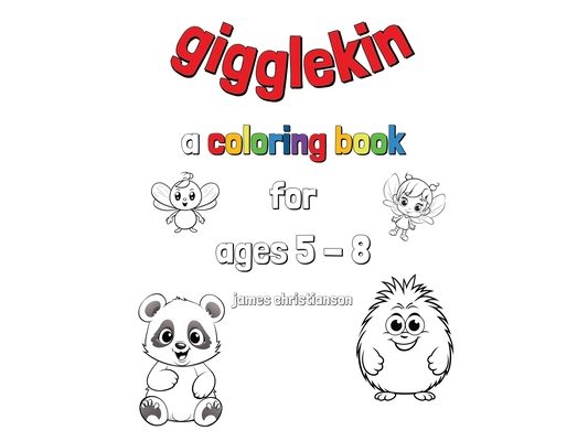 Gigglekin Coloring Book: Easy Cute Animals
