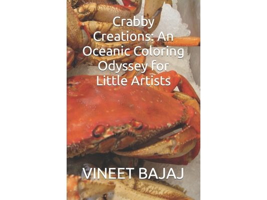 Crabby Creations: An Oceanic Coloring Odyssey for Little Artists