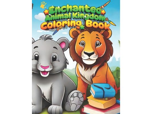 Coloring Book For Kids: Enchanted Animal Kingdom Coloring Book Fun Coloring Book For Boys & Girls 1-7: The Fantastic Animal Coloring Fiesta