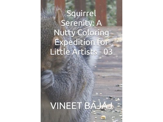 Squirrel Serenity: A Nutty Coloring Expedition for Little Artists - 03