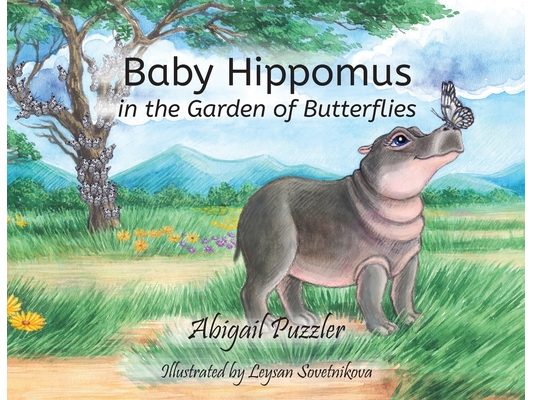 Baby Hippomus in the Garden of Butterflies