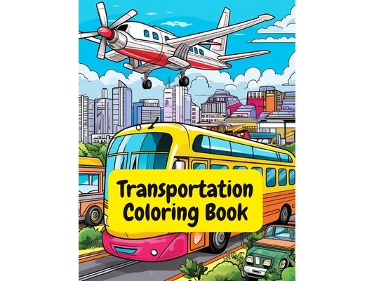Transportation Coloring Book