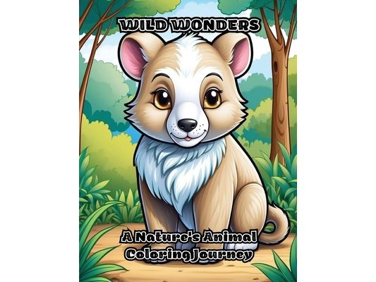 Wild Wonders: A Nature's Animal Coloring Journey