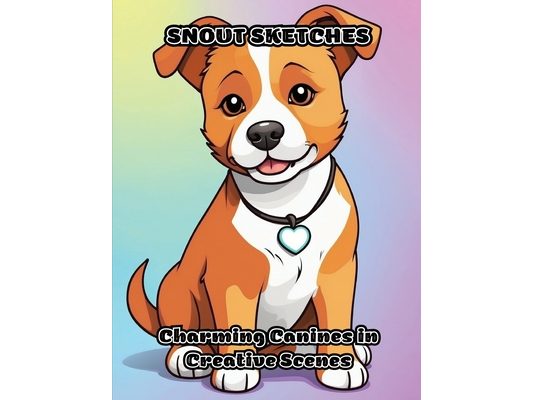Snout Sketches: Charming Canines in Creative Scenes
