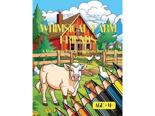 Whimsical Farm Friends: A Coloring Extravaganza for Young Artists