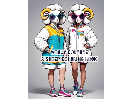 Wooly Couture: A Sheep Coloring Book