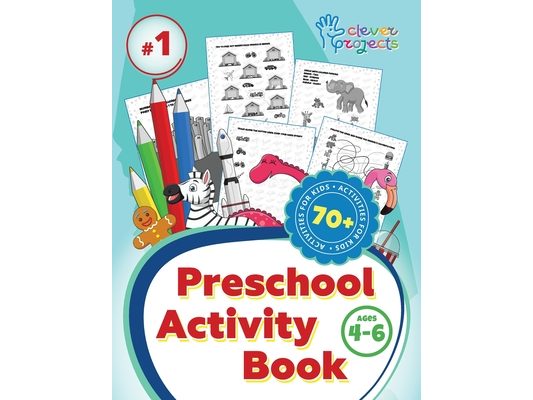 Preschool Activity Book for Kids 4-6 Years Old: Activity Book for Kids