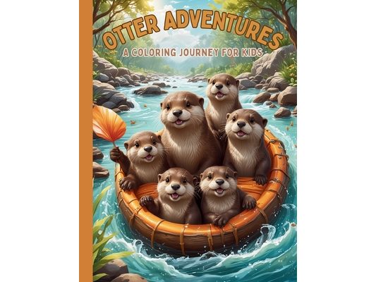 Otter Adventures Activity Coloring Book for Kids: Explore Otter Fun: Coloring, Mazes, and Word Searches for Kids - Educational Playtime Adventures