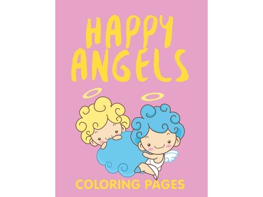 Happy Angels (Coloring Pages)