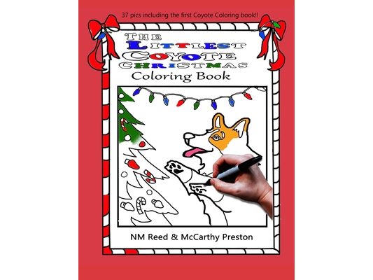 The Littlest Coyote Christmas Coloring Book
