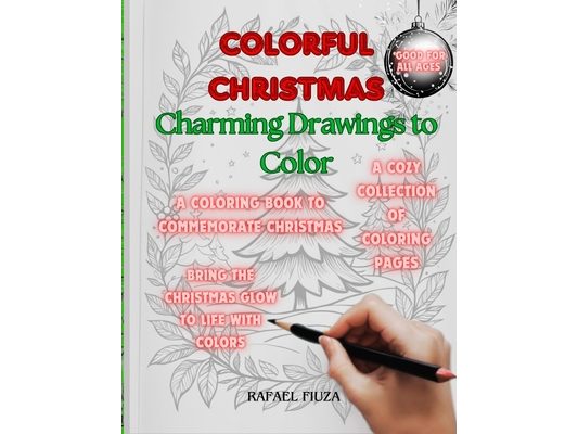 Colorful Christmas: Charming Drawings to Color