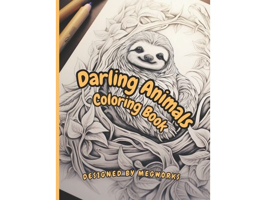 Darling Animals Coloring Book