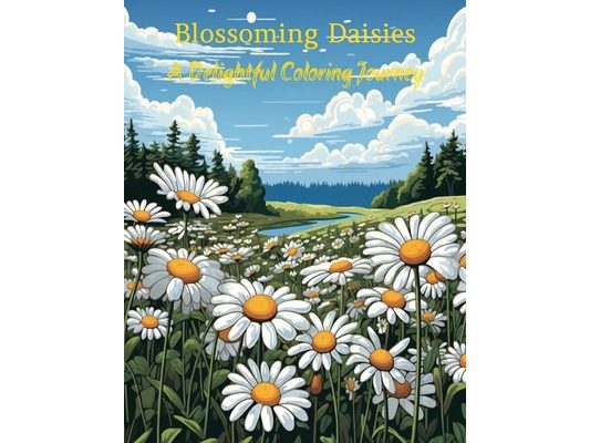 Blossoming Daisies: A Delightful Coloring Journey: Joyful Daisy Designs