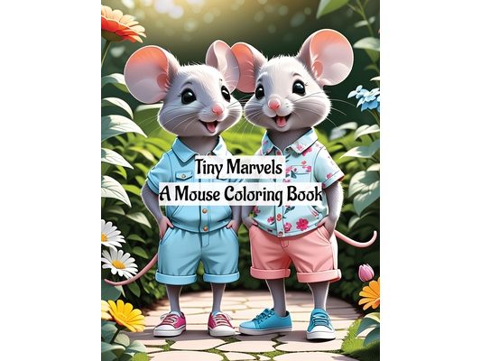Tiny Marvels: A Mouse Coloring Book