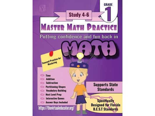 Master Math Practice: 1st Grade: Study 4-6