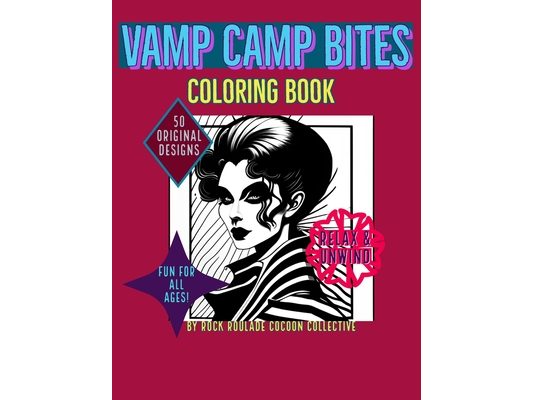 Vamp Camp Bites: Coloring Book