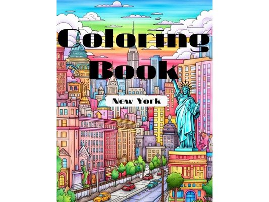 New York City Coloring Book: For Age 7 and up