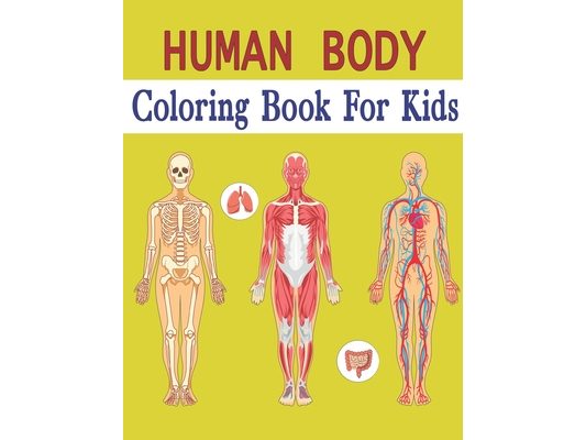 Human Body Coloring Book For Kids: Muscles, Blood, Nerves