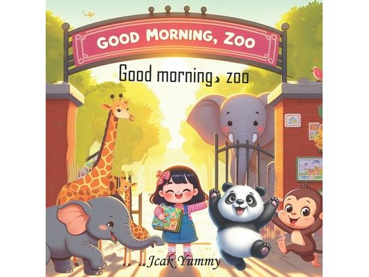 Good Morning,zoo: Good morning, Giant panda, monkey, elephant, giraffe, zebra, antelope, koala.