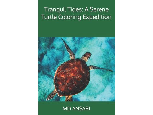 Tranquil Tides: A Serene Turtle Coloring Expedition