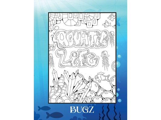 Aquatic Life: Coloring Book