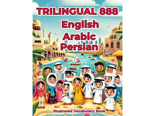 Trilingual 888 English Arabic Persian Illustrated Vocabulary Book: Colorful Edition
