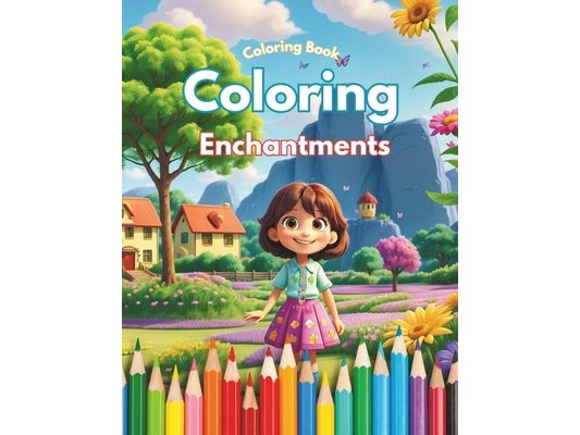 Coloring Enchantments - Coloring Book: For girls, diverse themes