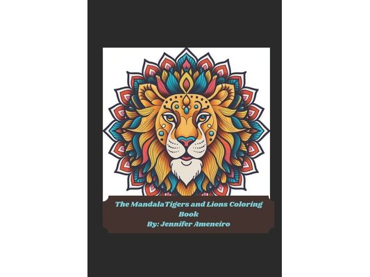 Mandala Lions and Tigers Coloring book