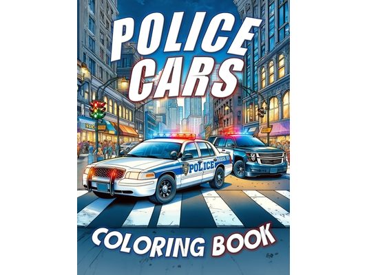 Police Cars Coloring Book