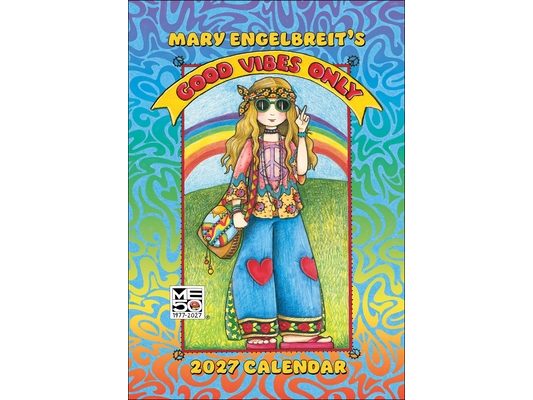 Mary Engelbreit's Good Vibes Only 2027 Monthly Pocket Planner Calendar