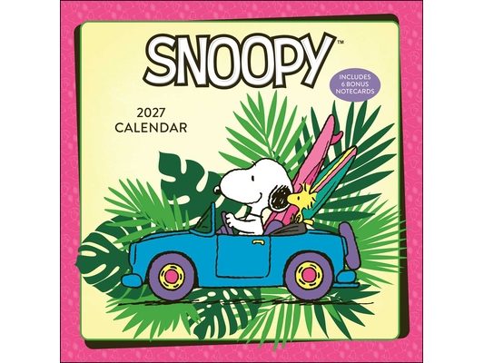 Peanuts(r) Snoopy 2027 Wall Calendar with Notecards