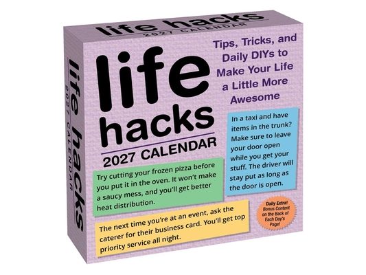Life Hacks 2027 Day-To-Day Calendar