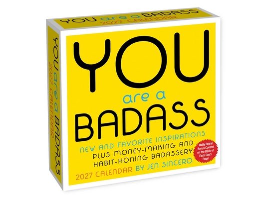 You Are a Badass 2027 Day-To-Day Calendar
