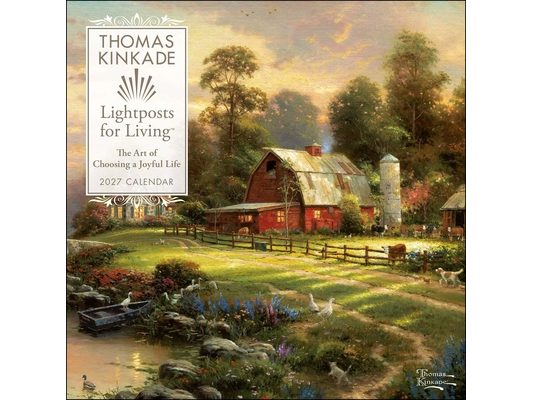 Thomas Kinkade Lightposts for Living 2027 Wall Calendar
