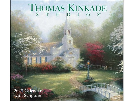 Thomas Kinkade Studios(r) 2027 Deluxe Wall Calendar with Scripture