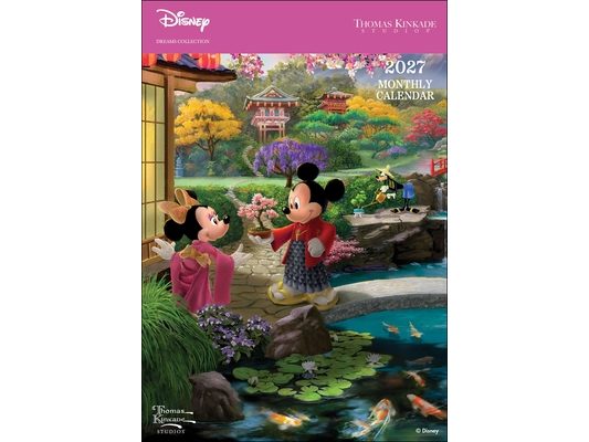 Disney Dreams Collection by Thomas Kinkade Studios 2027 Monthly Pocket Planner