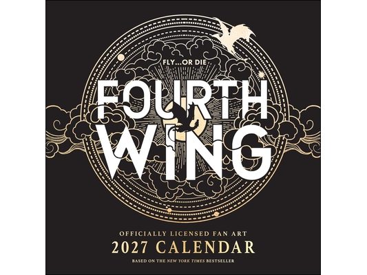 Fourth Wing Officially Licensed Fan Art 2027 Wall Calendar
