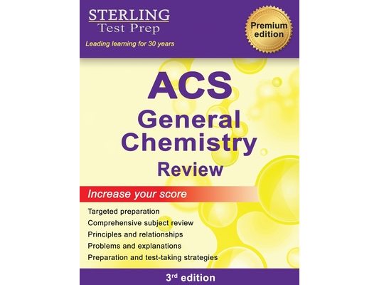 ACS General Chemistry: Comprehensive Review, ACS Examination in General Chemistry Prep Book
