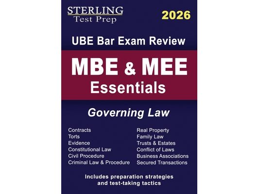 MBE & MEE Essentials: UBE Bar Exam Governing Law