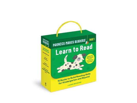 Phonics Makes Readers: Learn to Read Box 1: 15 Books to Build Reading Skills for Kindergarten and Beyond