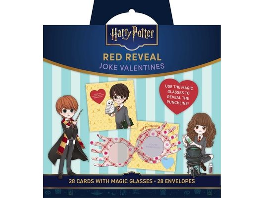 Harry Potter: Red Reveal Joke Valentines: School Valentines