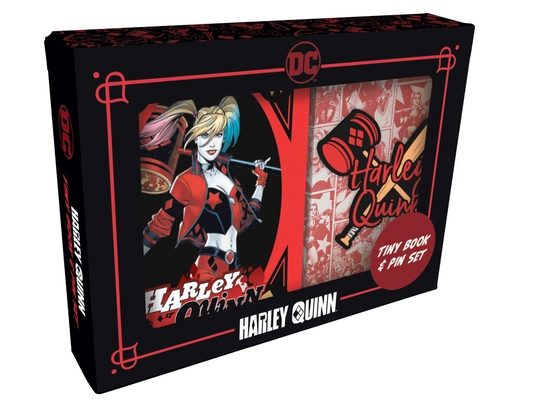 DC Comics: Harley Quinn Tiny Book and Pin Set