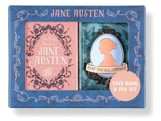 Jane Austen Tiny Book and Pin Set