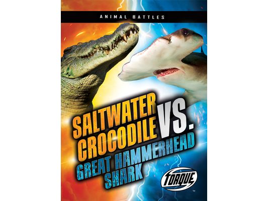 Saltwater Crocodile vs. Great Hammerhead Shark