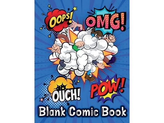 Blank Comic Book: Create and Draw your own Comics . Large Notebook Journal Sketchpad for Kids Teens and Adults.120 Templates to express Your Talent an