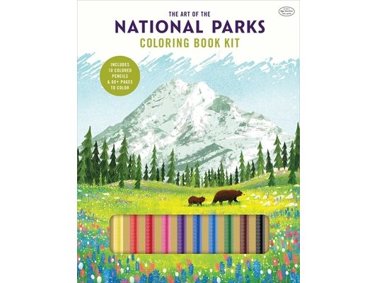 The Art of the National Parks Coloring Book Kit